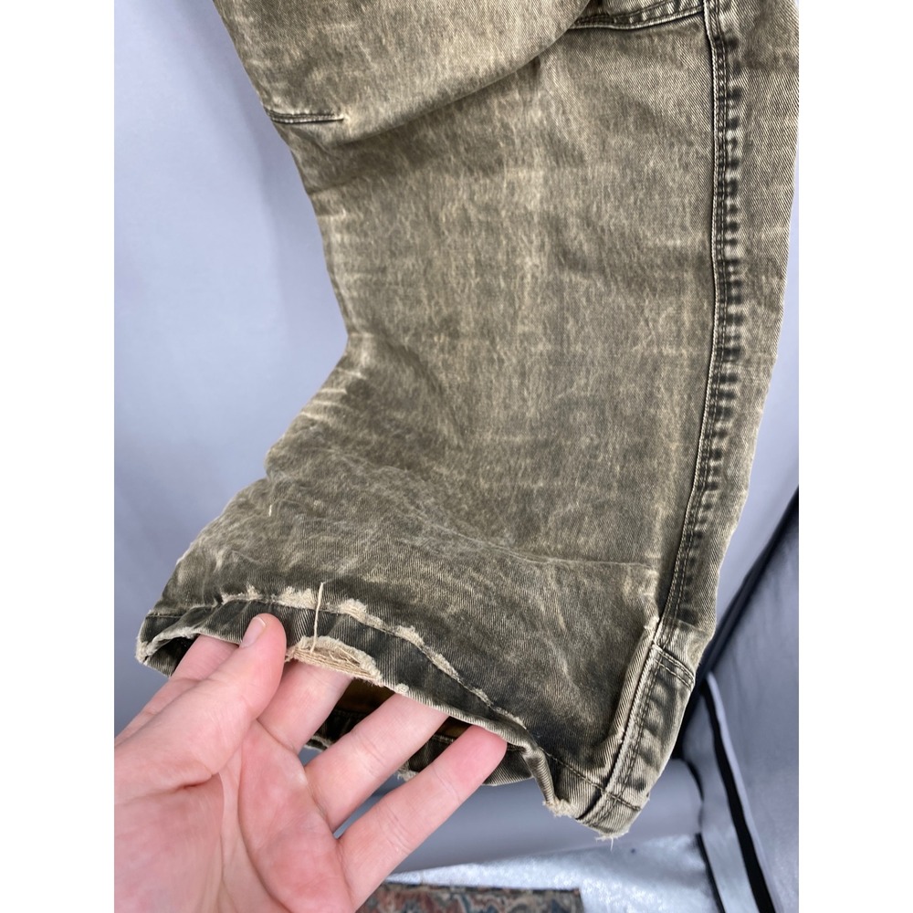 Kuhl Crag Series Pants Men 36x32 (34 x 30) Brown Vintage Patina Dye‎ Distressed - Picture 2 of 16